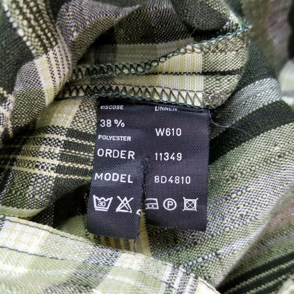 Bonita Linen Blend size Medium Coat Jacket Top zip - Picture 6 of 6